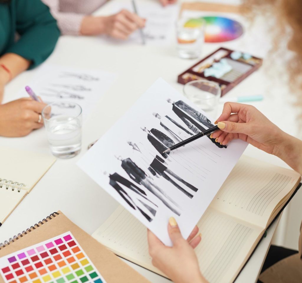 Olba designers sketching